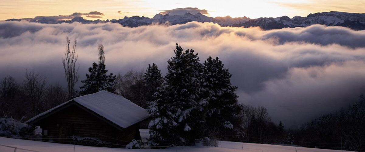 Les Monts du Genevois, destination rêvée pour une escapade hivernale aussi unique que magique