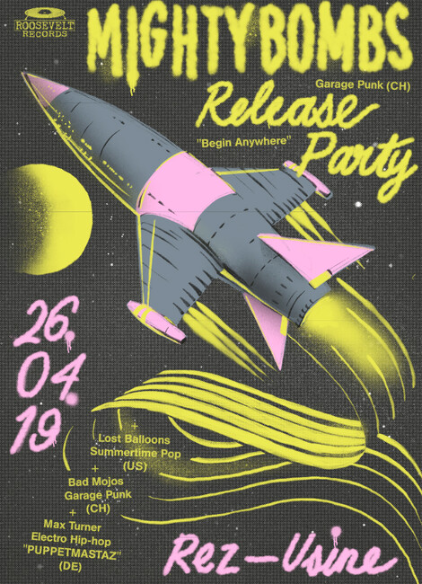 MIGHTY BOMBS – Release Party