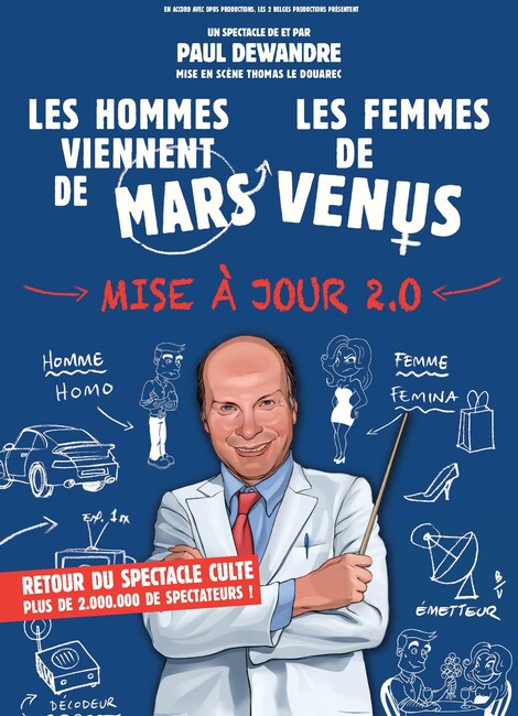 Les hommes viennent de Mars, les femmes de Vénus - Mise à jour 2.0