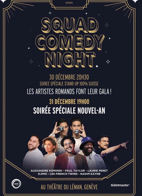 SQUAD COMEDY NIGHT : SOIRÉE SPÉCIALE NOUVEL-AN