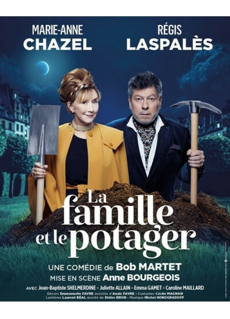 La famille et le potager