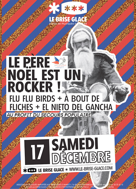 Le Père Noël  est un rocker !