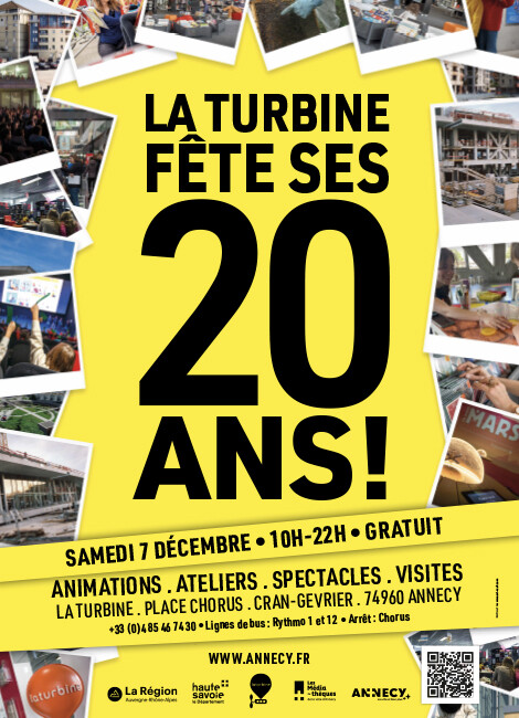 Le centre culturel la Turbine fête ses 20 ans !