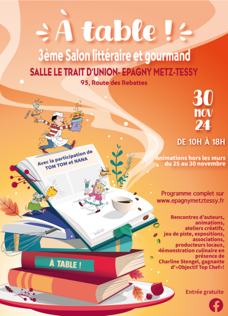 « À Table ! »  Salon littéraire  et gourmand