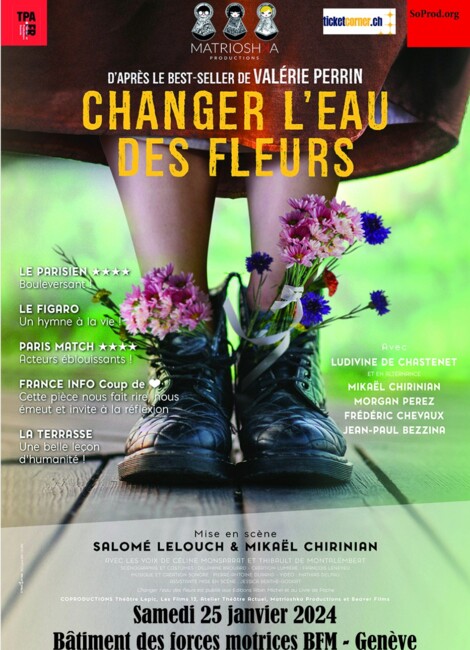 CHANGER L'EAU DES FLEURS