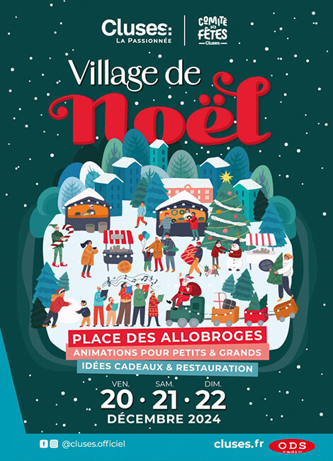 Village de Noël à Cluses