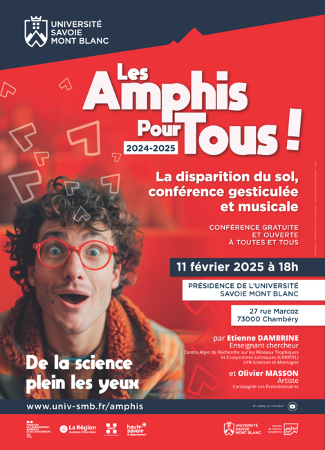 Amphis Pour Tous -  La disparition du sol, conférence gesticulée et musicale