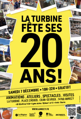 Le centre culturel la Turbine fête ses 20 ans !