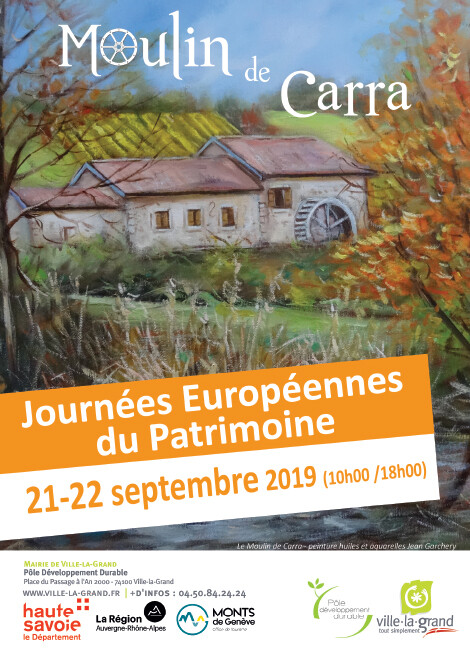 JOURNEES EUROPEENNES DU PATRIMOINE - MOULIN DE CARRA | - Culture | 21 ...