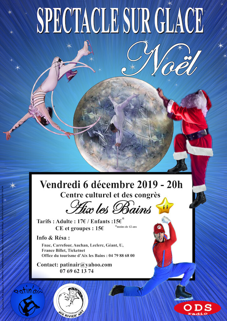 SPECTACLE SUR GLACE NOEL Spectacle Jeune Public 6 décembre 2019 à