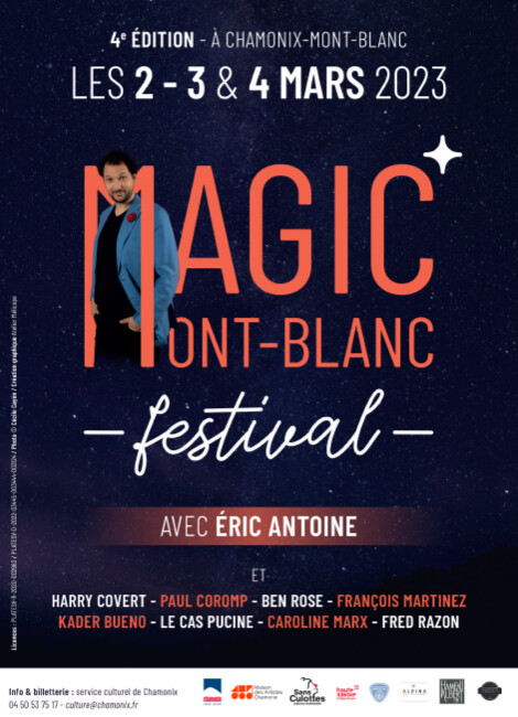 Magic Mont Blanc Festival | Spectacle - Magie | 2 mars 2023 à CHAMONIX MONT  BLANC