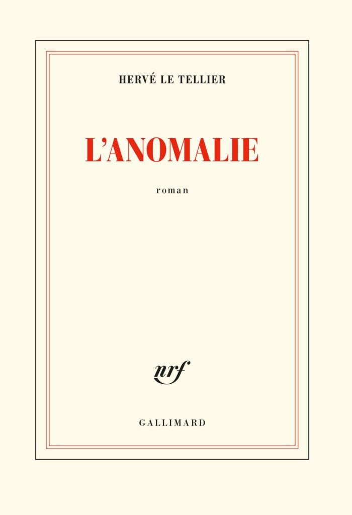 L’ANOMALIE HERVÉ LE TELLIER, PRIX GONCOURT 2020